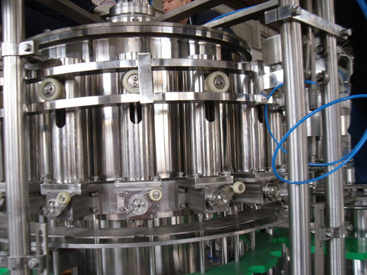 Flesh Juice Filling Machine for PET Bottle / Plastic Bottle , Automatic Liquid Filling Line