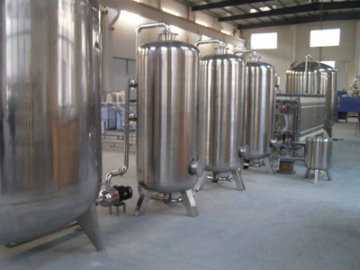Ion Exchange Drinking Water Treatment Plant / Water Purification Machine for Municipal